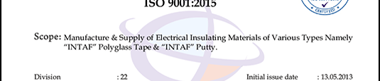 ISO9000 Certificate